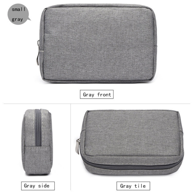 Multi-functional Headphone Charger Data Cable Storage Bag Power Pack, Size: S, 17 x 11.5 x 5.5cm (Grey) - Other by PMC Jewellery | Online Shopping South Africa | PMC Jewellery | Buy Now Pay Later Mobicred