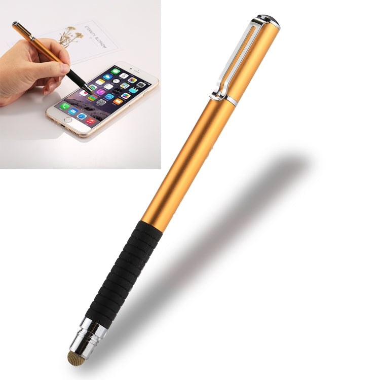 Universal 2 in 1 Multifunction Round Thin Tip Capacitive Touch Screen Stylus Pen, For iPhone, iPad, Samsung, and Other Capacitive Touch Screen Smartphones or Tablet PC(Gold) - free shipping - PMc TechLife - Order now!