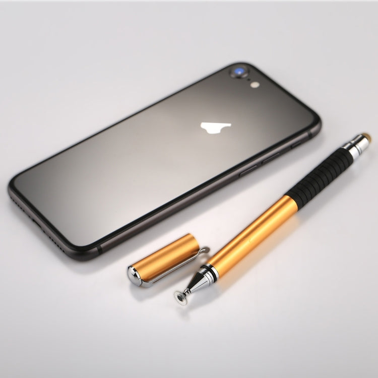 Universal 2 in 1 Multifunction Round Thin Tip Capacitive Touch Screen Stylus Pen, For iPhone, iPad, Samsung, and Other Capacitive Touch Screen Smartphones or Tablet PC(Gold) - free shipping - PMc TechLife - Order now!