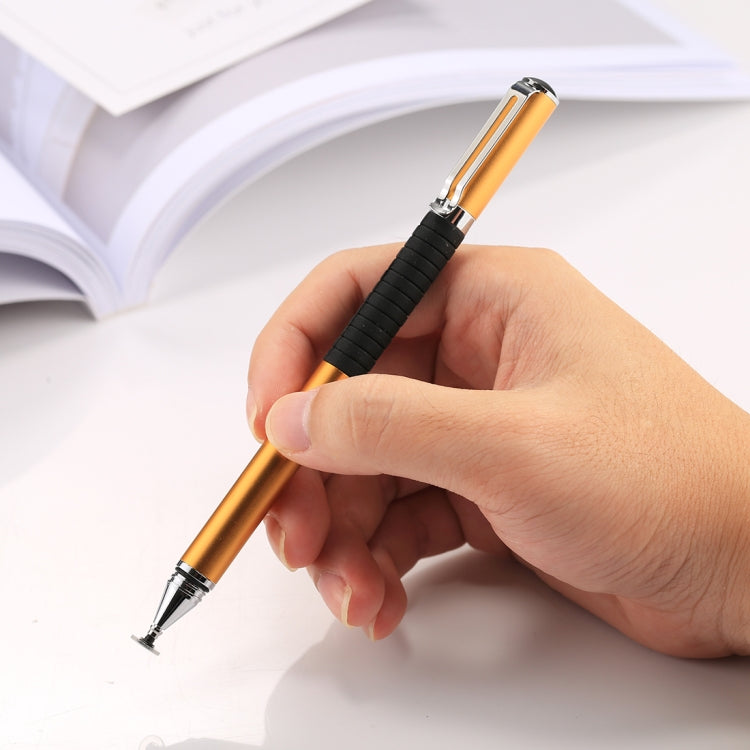Universal 2 in 1 Multifunction Round Thin Tip Capacitive Touch Screen Stylus Pen, For iPhone, iPad, Samsung, and Other Capacitive Touch Screen Smartphones or Tablet PC(Gold) - free shipping - PMc TechLife - Order now!