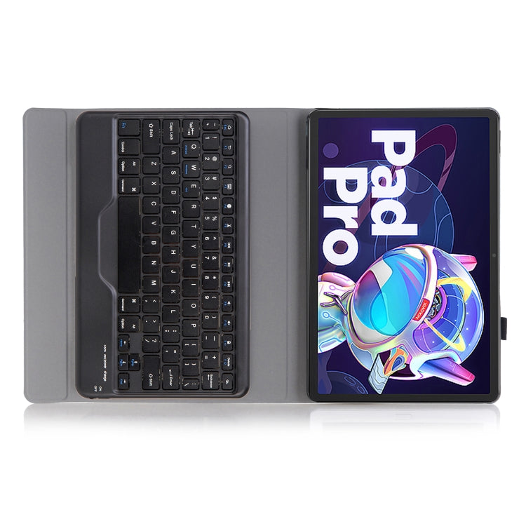 AM20-B Lambskin Texture Ultra-thin Bluetooth Keyboard Leather Tablet Case For Lenovo Xiaoxin Pad 2022 10.6 inch/Tab M10 Plus 10.6 3rd Gen 2022(Purple) - Lenovo Keyboard by PMC TechLife | Online Shopping South Africa | PMC TechLife