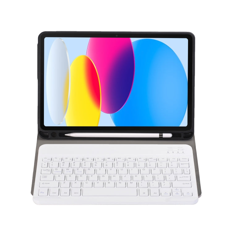 For iPad 11 2025 / 10th Gen 10.9 2022 A10B Lambskin Texture Ultra-thin Bluetooth Keyboard Leather Tablet Case with Pen Slot(Gold) - Universal by PMC TechLife | Online Shopping South Africa | PMC TechLife | Buy Now Pay Later Mobicred