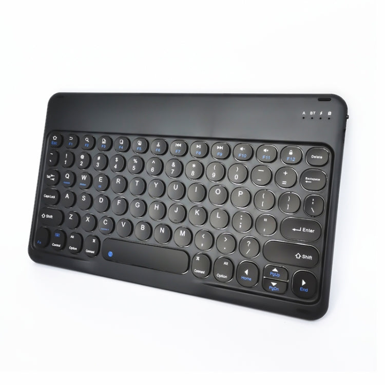 X3 10 inch Universal Tablet Round Keycap Wireless Bluetooth Keyboard (Black) - Universal Keyboard by PMC Jewellery | Online Shopping South Africa | PMC Jewellery