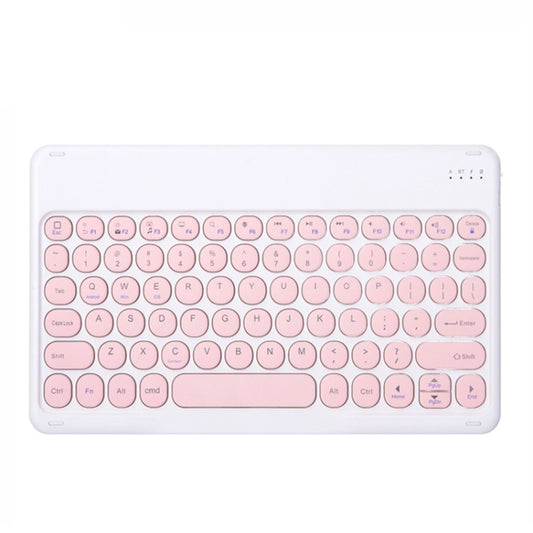 X3 10 inch Universal Tablet Round Keycap Wireless Bluetooth Keyboard (Pink) - Universal Keyboard by PMC Jewellery | Online Shopping South Africa | PMC Jewellery