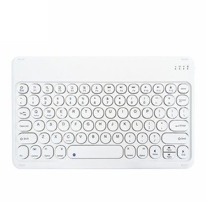 X3 10 inch Universal Tablet Round Keycap Wireless Bluetooth Keyboard (White) - Universal Keyboard by PMC Jewellery | Online Shopping South Africa | PMC Jewellery