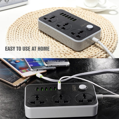 LDNIO SC3604 6 x USB Ports Multi-function Travel Home Office Socket, Cable Length: 2m, Big UK Plug - Extension Socket by LDNIO | Online Shopping South Africa | PMC Jewellery | Buy Now Pay Later Mobicred