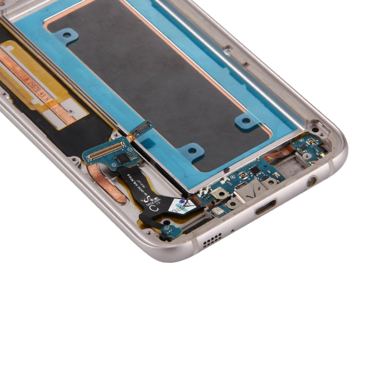 Original LCD Screen and Digitizer Full Assembly with Frame & Charging Port Board & Volume Button & Power Button For Galaxy S7 Edge / G935F(Gold) - free shipping - PMc TechLife - Order now!