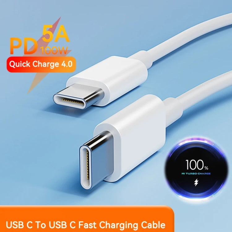 Original Xiaomi 5A USB-C / Type-C to USB-C / Type-C Fast Charging Data Cable, Length: 1.5m - USB-C & Type-C Cable by Xiaomi | Online Shopping South Africa | PMC Jewellery | Buy Now Pay Later Mobicred