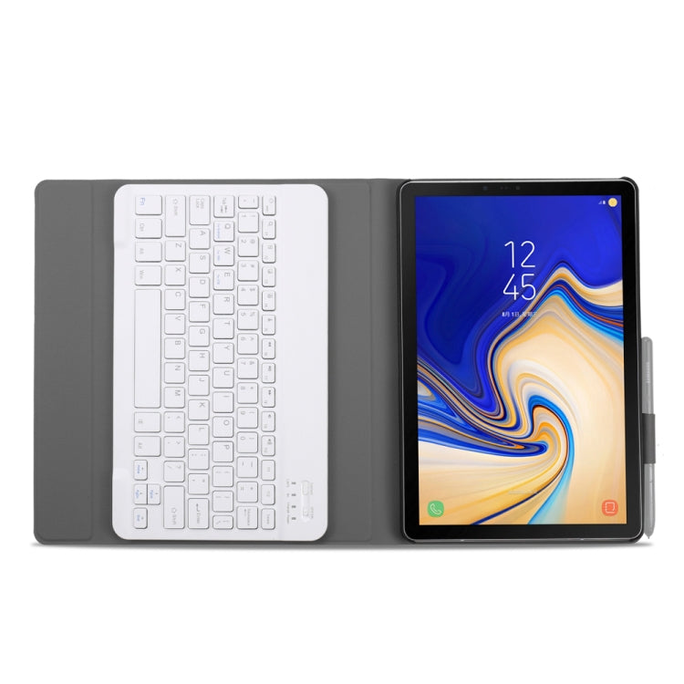 A590 Ultra-thin Detachable Magnetic Bluetooth Keyboard Leather Tablet Case for Galaxy Tab A 10.5 T590 / T595, with Holder(Gold) - Samsung Keyboard by PMC TechLife | Online Shopping South Africa | PMC TechLife | Buy Now Pay Later Mobicred