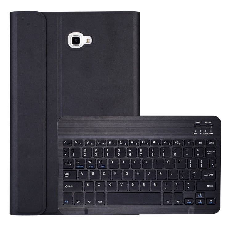 DY580 For Galaxy Tab A 10.1 T580 / T585 Detachable Plastic Bluetooth Keyboard Leather Tablet Case with Holder (Black) - Samsung Keyboard by PMC TechLife | Online Shopping South Africa | PMC TechLife