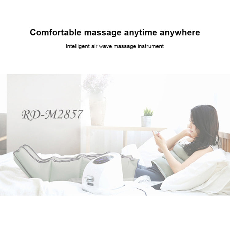 RD-M2857 4 in 1 Legs + Waist + Single Hand Airbag All-inclusive Intelligent Air Wave Pressure Massager with Host, Support Timing / Positioning Massage & 10 Kinds of Adjustable Force, US Plug or EU Plug(Pink) - free shipping - PMC TechLife - Order now!