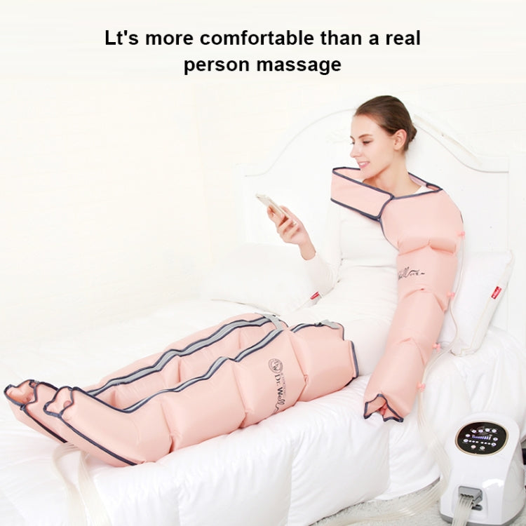 RD-M2857 Single Hand Airbag All-inclusive Intelligent Air Wave Pressure Massager with Host, Support Timing / Positioning Massage & 10 Kinds of Adjustable Force, US Plug or EU Plug(Pink) - free shipping - PMC TechLife - Order now!