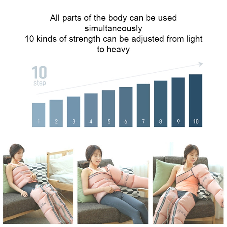 RD-M2857 Single Hand Airbag All-inclusive Intelligent Air Wave Pressure Massager with Host, Support Timing / Positioning Massage & 10 Kinds of Adjustable Force, US Plug or EU Plug(Pink) - free shipping - PMC TechLife - Order now!