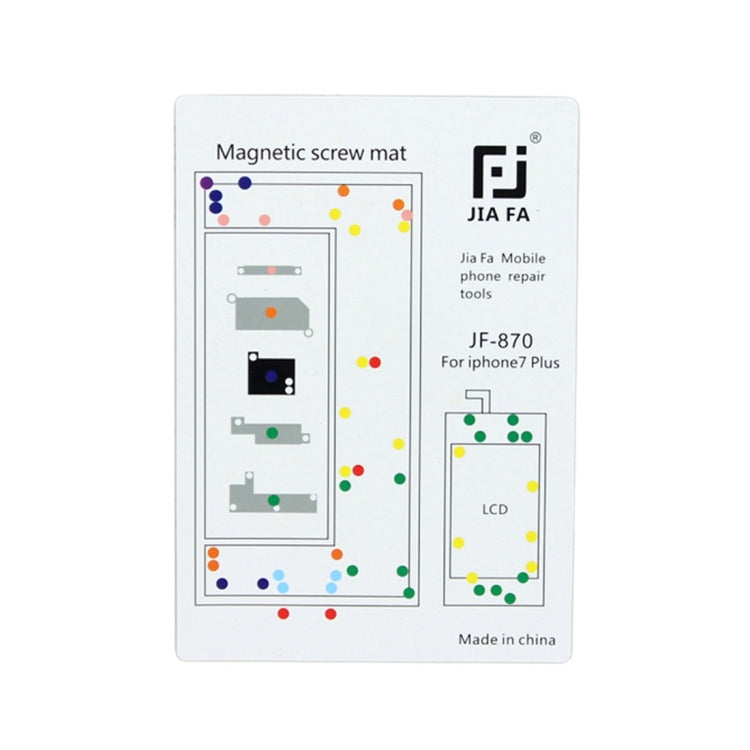 JIAFA Magnetic Screws Mat for iPhone 7 Plus - free shipping - PMC TechLife - Order now!