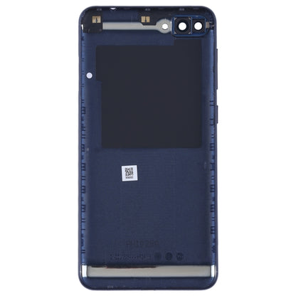 Back Cover with Camera Lens & Side Keys for Asus Zenfone 4 Max ZC520KL X00HD(Blue) - Back Cover by PMC Jewellery | Online Shopping South Africa | PMC Jewellery | Buy Now Pay Later Mobicred