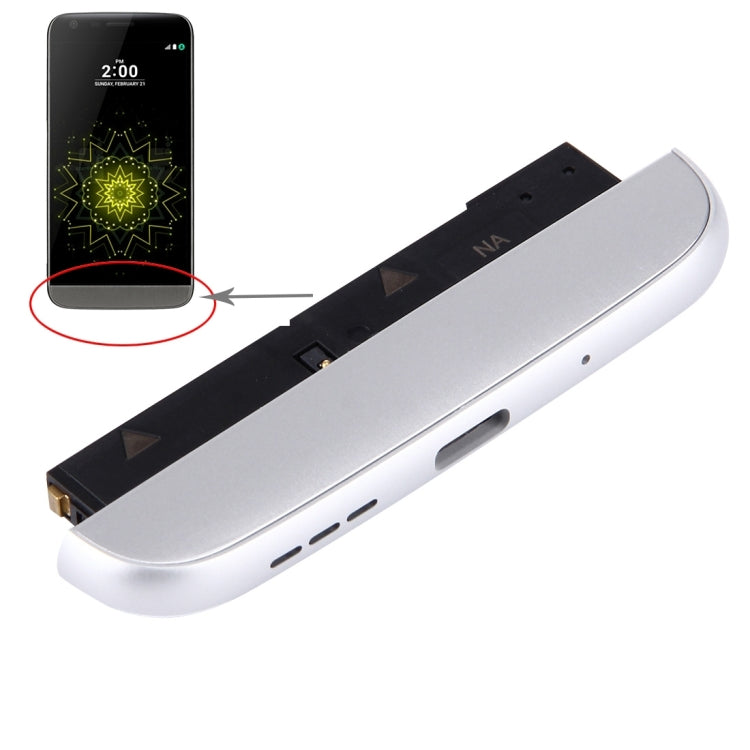 (Charging Dock + Microphone + Speaker Ringer Buzzer) Module for LG G5 / LS992 (US Version)(Silver) - For LG by PMC Jewellery | Online Shopping South Africa | PMC Jewellery | Buy Now Pay Later Mobicred