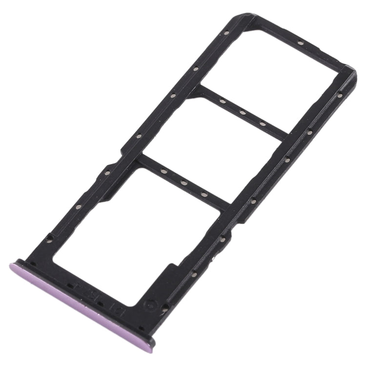 For OPPO A7x / F9 / F9 Pro / Realme 2 Pro 2 x SIM Card Tray + Micro SD Card Tray (Purple) - Card Socket by PMc TechLife | Online Shopping South Africa | PMc TechLife | Buy Now Pay Later Mobicred