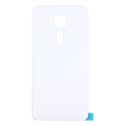 Glass Back Battery Cover for ASUS ZenFone 3 / ZE520KL 5.2 inch(White) - Back Cover by PMC Jewellery | Online Shopping South Africa | PMC Jewellery | Buy Now Pay Later Mobicred