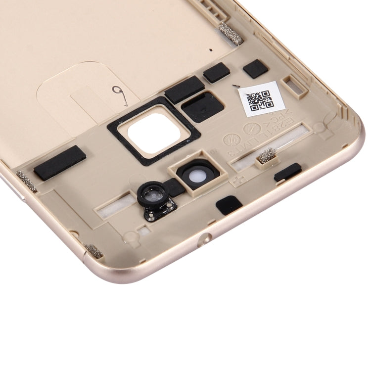 Aluminium Alloy Back Battery Cover for ASUS ZenFone 3 Max / ZC520TL(Gold) - Back Cover by PMC Jewellery | Online Shopping South Africa | PMC Jewellery | Buy Now Pay Later Mobicred