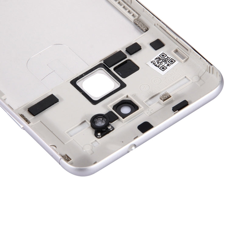 Aluminium Alloy Back Battery Cover for ASUS ZenFone 3 Max / ZC520TL(White) - Back Cover by PMC Jewellery | Online Shopping South Africa | PMC Jewellery | Buy Now Pay Later Mobicred