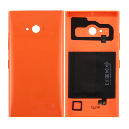 Solid Color NFC Battery Back Cover for Nokia Lumia 735 (Orange) - Back Cover by PMC Jewellery | Online Shopping South Africa | PMC Jewellery | Buy Now Pay Later Mobicred