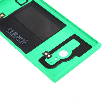 for Nokia Lumia 735 Solid Color NFC Battery Back Cover(Green) - Back Cover by PMC Jewellery | Online Shopping South Africa | PMC Jewellery | Buy Now Pay Later Mobicred