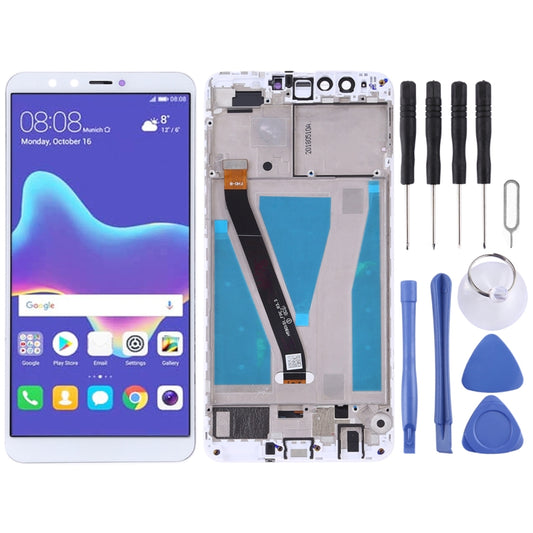 OEM LCD Screen for Huawei Enjoy 8 Plu Digitizer Full Assembly with Frame s(White) - LCD Screen by PMC Jewellery | Online Shopping South Africa | PMC Jewellery | Buy Now Pay Later Mobicred