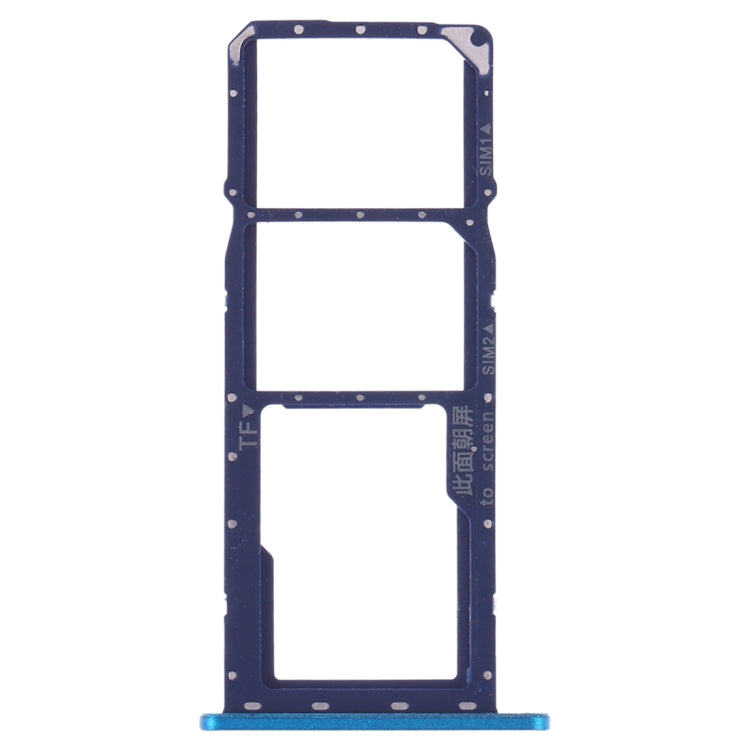 SIM Card Tray + SIM Card Tray + Micro SD Card Tray for Huawei Y7 (2019) / Y7 Pro (2019) / Y7 Prime (2019) (Blue) - Card Socket by PMC Jewellery | Online Shopping South Africa | PMC Jewellery