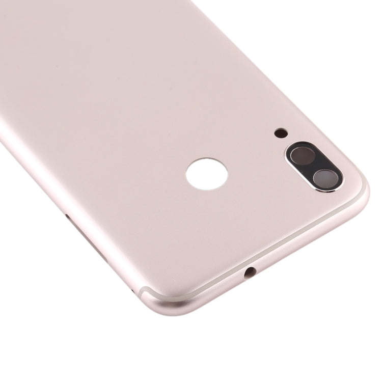 Battery Back Cover with Camera Lens & Side Keys for Asus Zenfone Max (M1) ZB555KL(Rose Gold) - Back Cover by PMC Jewellery | Online Shopping South Africa | PMC Jewellery | Buy Now Pay Later Mobicred