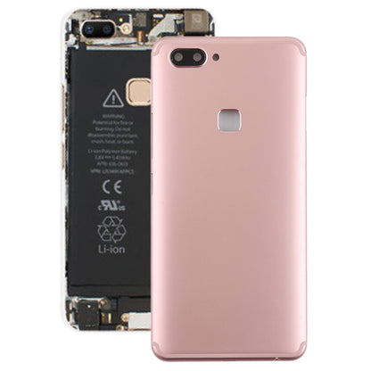 For Vivo X20 Back Cover with Camera Lens (Rose Gold) - Back Cover by PMC Jewellery | Online Shopping South Africa | PMC Jewellery | Buy Now Pay Later Mobicred