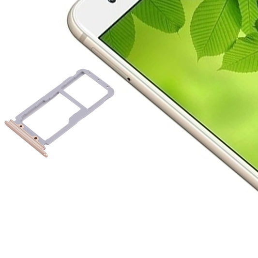 For Huawei nova 2 Plus SIM Card Tray & SIM / Micro SD Card Tray(Gold) - Card Socket by PMC Jewellery | Online Shopping South Africa | PMC Jewellery | Buy Now Pay Later Mobicred