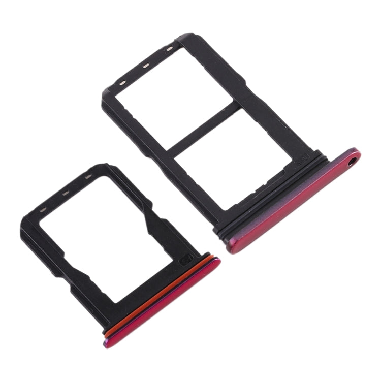 For Vivo S1 Pro SIM Card Tray + SIM Card Tray + Micro SD Card Tray (Red) - Card Socket by PMC Jewellery | Online Shopping South Africa | PMC Jewellery