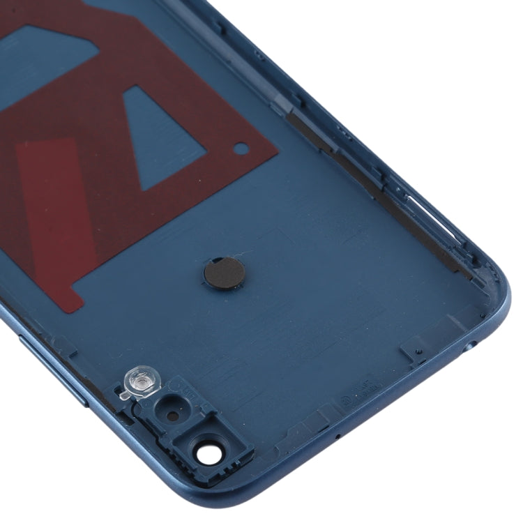 Battery Back Cover with Camera Lens & Side Keys for Huawei Enjoy 9e(Blue) - Back Cover by PMC Jewellery | Online Shopping South Africa | PMC Jewellery | Buy Now Pay Later Mobicred