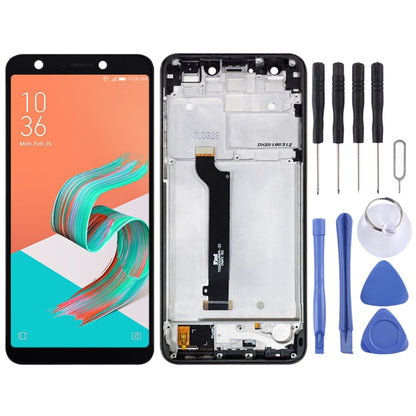 OEM LCD Screen for Asus ZenFone 5 Lite X017DA ZC600KL S630 SDM630 Digitizer Full Assembly with Frame（Black) - LCD Screen by PMC Jewellery | Online Shopping South Africa | PMC Jewellery