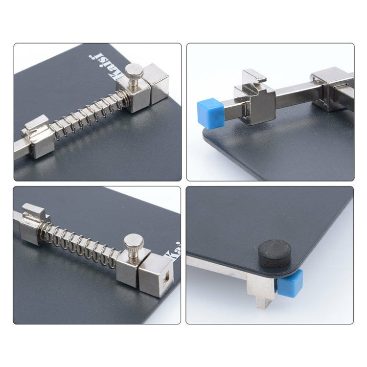 Kaisi K-1211 Metal PCB Board Holder Jig Fixture Work Station for iPhone Samsung Circuit Board Repair Tools(Black) - free shipping - PMC TechLife - Order now!