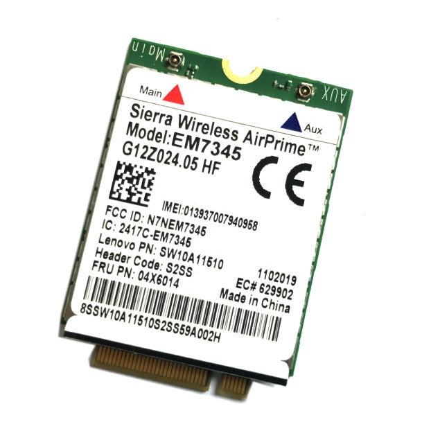 EM7345 4G Module NGFF M.2 WWAN Card 04 x 6014 4G LTE / HSPA + 42Mbps Card for Lenovo IBM / ThinkPad T450 / X240 - Add-on Cards by PMC TechLife | Online Shopping South Africa | PMC TechLife