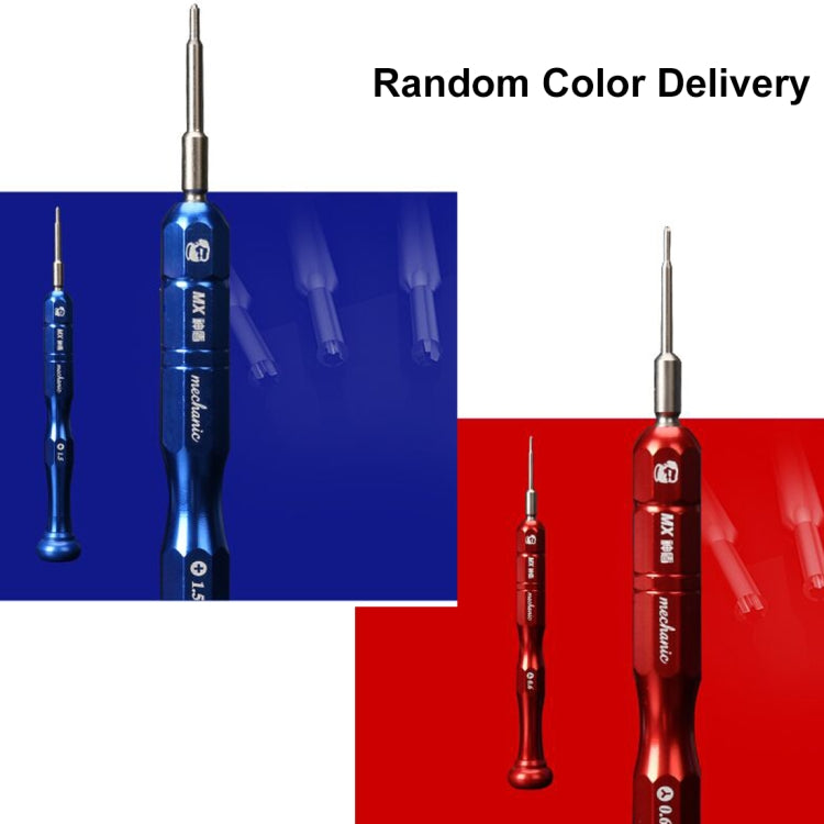 MECHANIC MX 3D 0.8 Five Star Screwdriver Precision Phone Dismantling Tool, Random Color Delivery - Screwdriver by MECHANIC | Online Shopping South Africa | PMC Jewellery | Buy Now Pay Later Mobicred