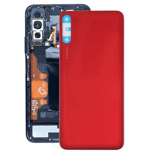 Original Battery Back Cover for Huawei Enjoy 10(Red) - Back Cover by PMC Jewellery | Online Shopping South Africa | PMC Jewellery | Buy Now Pay Later Mobicred