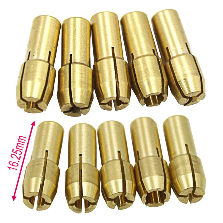 10 PCS Three-claw Copper Clamp Nut for Electric Mill Fittings���Bore diameter: 1.8mm - Hex Key & Spanner by PMC TechLife | Online Shopping South Africa | PMC TechLife | Buy Now Pay Later Mobicred