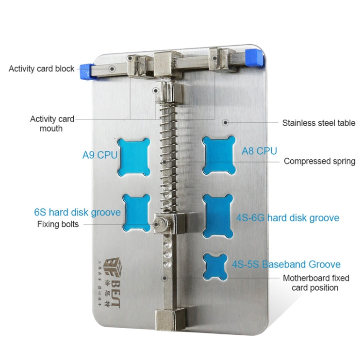 BEST- 001D Stainless Steel Circuit Board Soldering Desoldering PCB Repair Holder Fixtures Mobile Phone Repairing Tool - Repair Fixture by BEST | Online Shopping South Africa | PMC TechLife | Buy Now Pay Later Mobicred