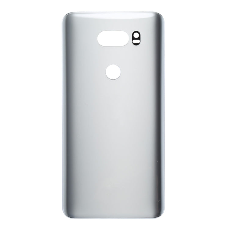 Back Cover with Adhesive for LG V30 (Silver) - For LG by PMC Jewellery | Online Shopping South Africa | PMC Jewellery | Buy Now Pay Later Mobicred