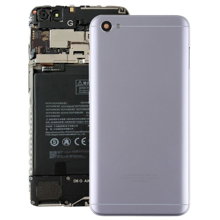 Back Cover with Camera Lens & Side Keys for Xiaomi Redmi Note 5A(Grey) - Back Cover by PMC Jewellery | Online Shopping South Africa | PMC Jewellery | Buy Now Pay Later Mobicred