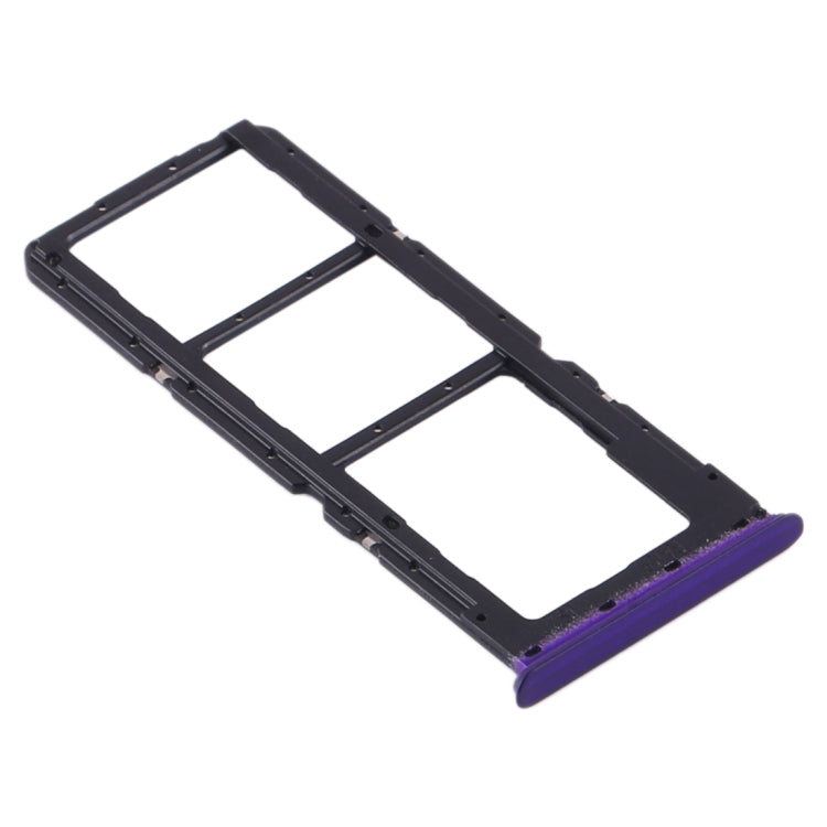 For OPPO Realme 5 Pro / Q SIM Card Tray + SIM Card Tray + Micro SD Card Tray (Purple) - Others by PMC Jewellery | Online Shopping South Africa | PMC Jewellery | Buy Now Pay Later Mobicred