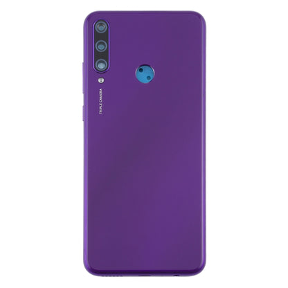 Original Battery Back Cover with Camera Lens Cover for Huawei Y6p(Purple) - Back Cover by PMC Jewellery | Online Shopping South Africa | PMC Jewellery | Buy Now Pay Later Mobicred
