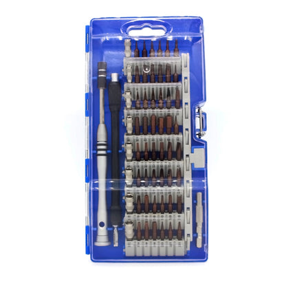 60 in 1 S2 Tool Steel Precision Screwdriver Nutdriver Bit Repair Tools Kit(Blue) - Screwdriver Set by PMC Jewellery | Online Shopping South Africa | PMC Jewellery | Buy Now Pay Later Mobicred