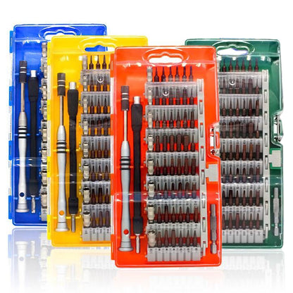 60 in 1 S2 Tool Steel Precision Screwdriver Nutdriver Bit Repair Tools Kit(Yellow) - Screwdriver Set by PMC Jewellery | Online Shopping South Africa | PMC Jewellery | Buy Now Pay Later Mobicred