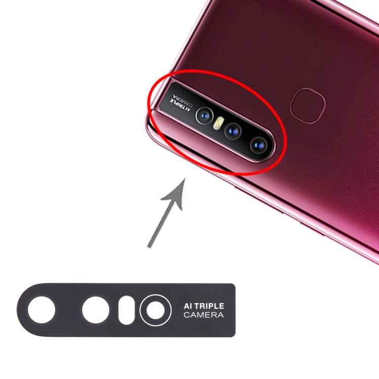 For Vivo S1 / V15 10pcs Back Camera Lens (Black) - Camera Parts by PMc TechLife | Online Shopping South Africa | PMc TechLife | Buy Now Pay Later Mobicred