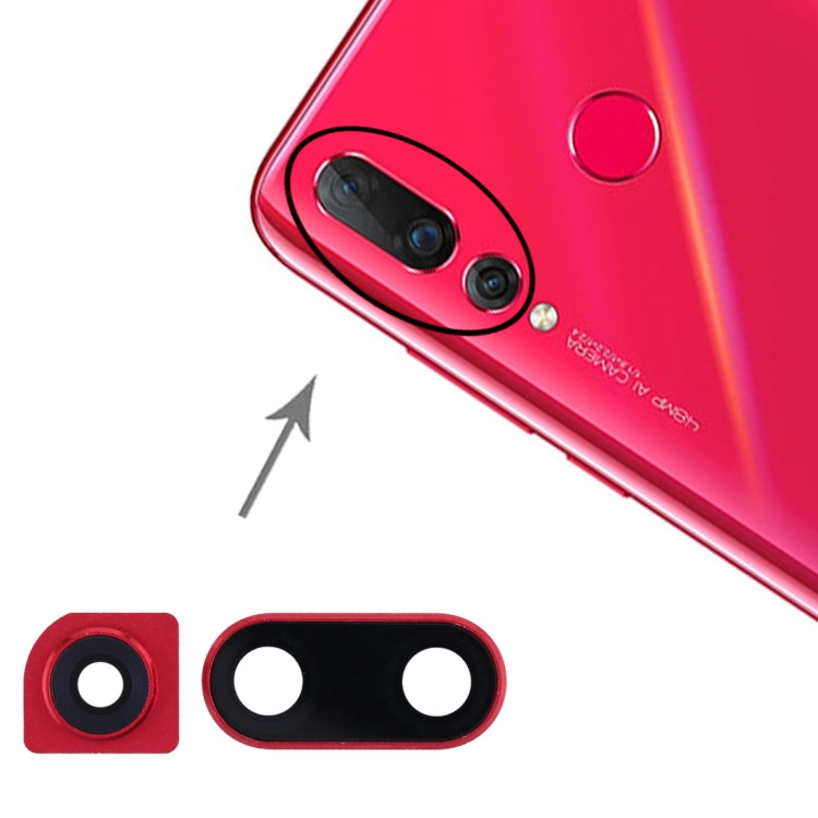 For Huawei Nova 4  Camera Lens Cover (Red) - Camera by PMC Jewellery | Online Shopping South Africa | PMC Jewellery | Buy Now Pay Later Mobicred