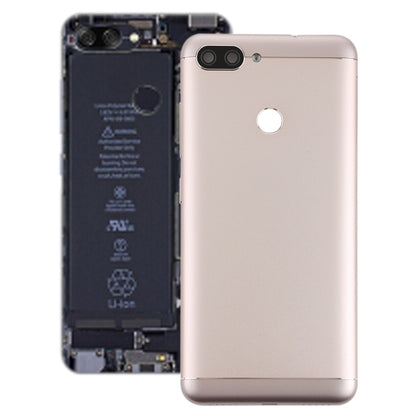 Back Cover with Camera Lens & Side Keys for Asus Zenfone Max Plus (M1) / ZB570TL(Gold) - Back Cover by PMC Jewellery | Online Shopping South Africa | PMC Jewellery | Buy Now Pay Later Mobicred