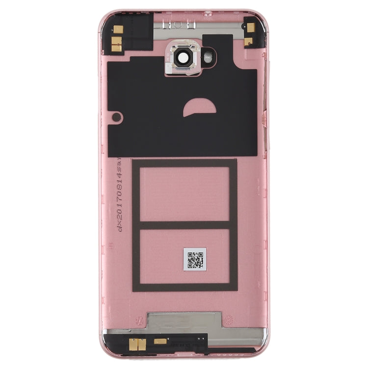 Back Cover with Side Keys & Camera Lens for Asus ZenFone 4 Selfie ZD553KL(Rose Gold) - Back Cover by PMC Jewellery | Online Shopping South Africa | PMC Jewellery | Buy Now Pay Later Mobicred